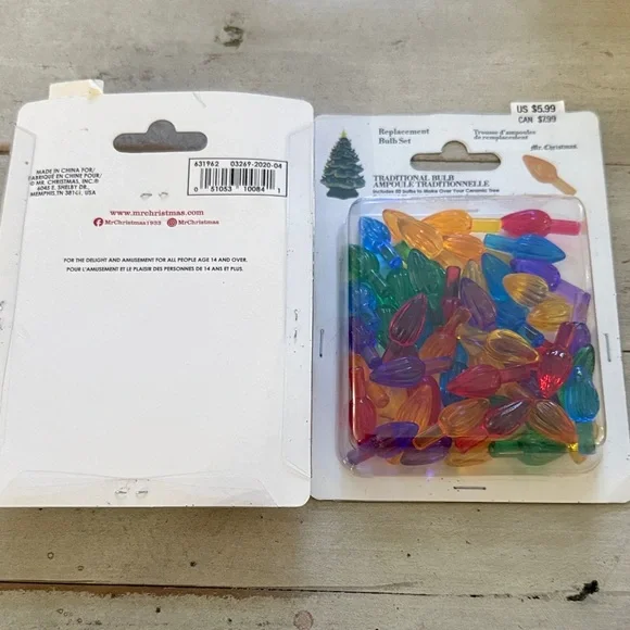 Festive Multicolor Bulb Replacement Set - Picture 3 of 3